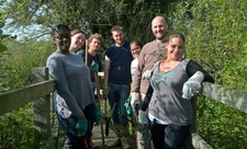 Volunteers at Denham Lock Wood